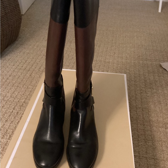MICHAEL Michael Kors Black and Brown Leather Boots - Picture 2 of 3